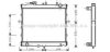 AVA QUALITY COOLING KA2022 Radiator, engine cooling